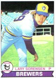 1979 Topps Baseball Cards      303     Lary Sorensen DP